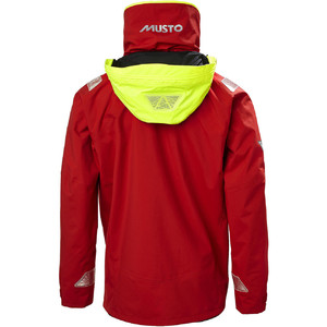 2021 Musto Mens BR2 Offshore Jacket & Trouser Combi Set - Red / Black